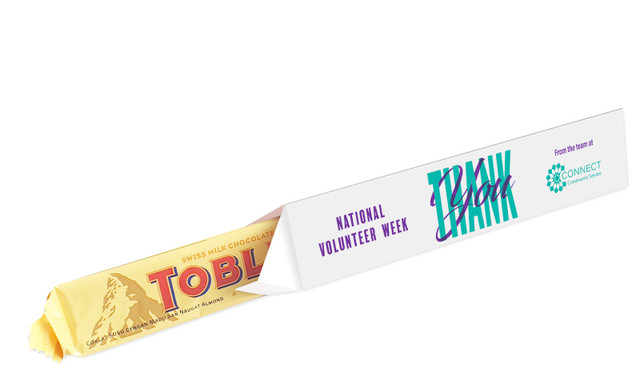 Thank You Volunteer Week Toblerone Bar In A Box