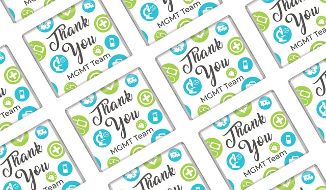 Dots Nurses Day Personalised Mini Chocolates