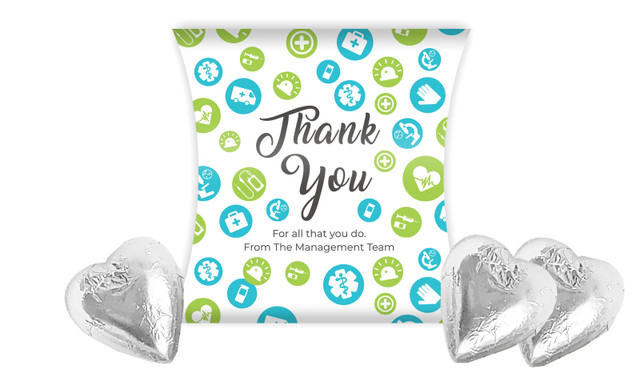 Dots International Nurses Day Personalised Pillow Boxes