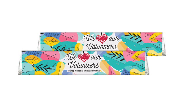 We Love Volunteer Week Personalised Toblerone 50g