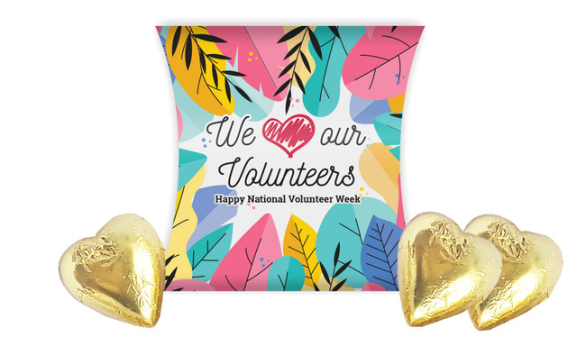 We Love Volunteer Week Personalised Pillow Boxes