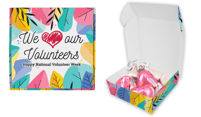 We Love Volunteer Week Hugs And Kisses Box
