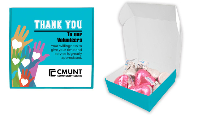 Hands Up Volunteer Week Hugs And Kisses Box