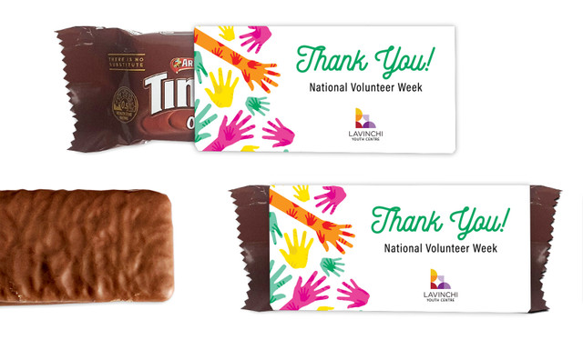 Helping Hands Volunteer Week Individual TimTam TM (Box Of 150)
