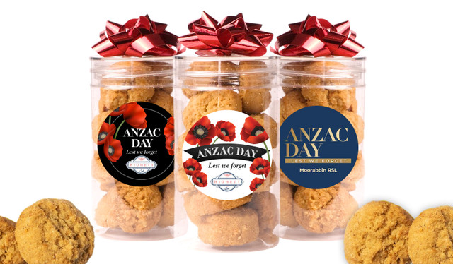 Branded Anzac Biscuit Jar
