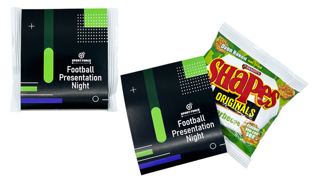 Personalised 25g Bag Of Arnotts BBQ Shapes TM (Pack Of 8)