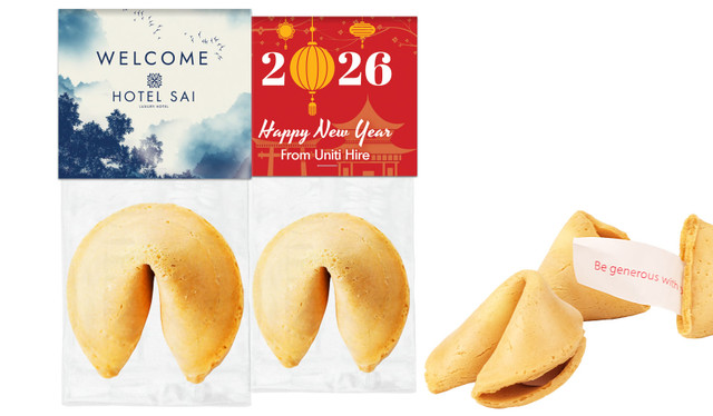 Fortune Cookie With Personalised Topper (Generic Message Inside)