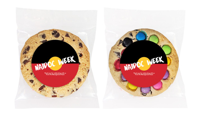 Aboriginal Flag National NAIDOC Week Personalised Cookie