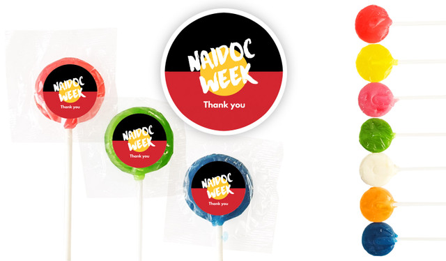 Aboriginal Flag NAIDOC Week Mini Pops