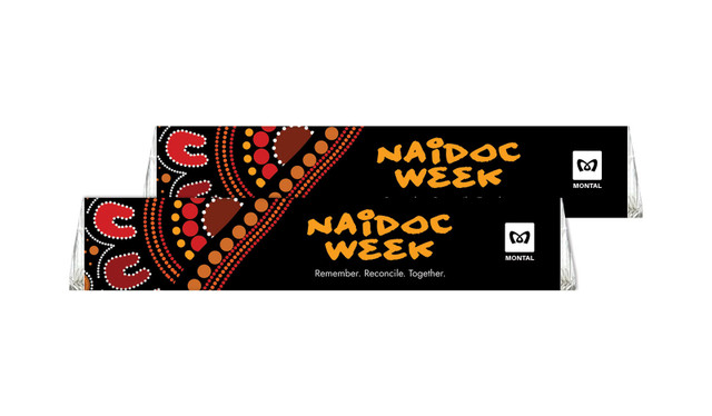 Earth Colours NAIDOC Week Personalised Toblerone 50g