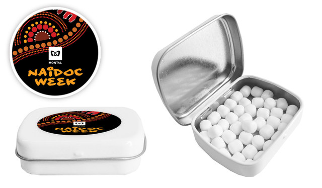 Earth Colours National NAIDOC Week Personalised Mint Tins