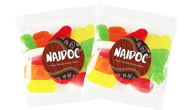 Flowing Indigenous National NAIDOC Week Personalised Lolly Bag
