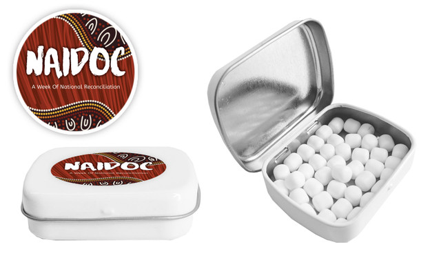 Flowing Indigenous National NAIDOC Week Personalised Mint Tins
