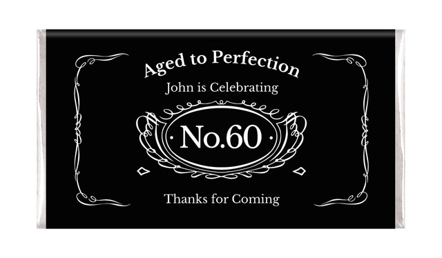 Aged To Perfection Personalised Chocolate Bars