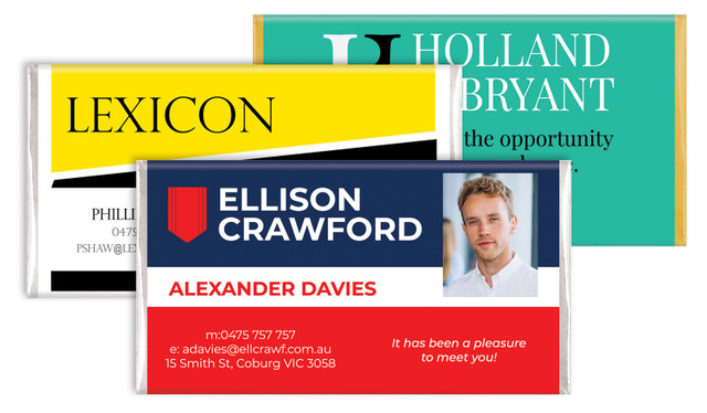 Branded Real Estate Chocolate Bars