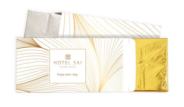 Branded Hotel Chocolate Bar Boxes