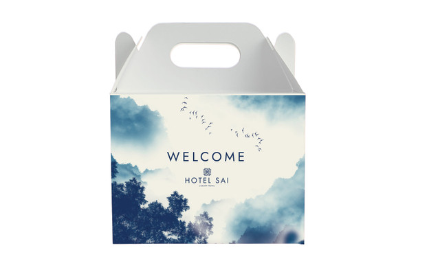 Personalised Gable Favour Boxes For Hotels