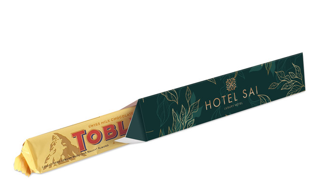 Branded Hotel Toblerone Bar In A Box