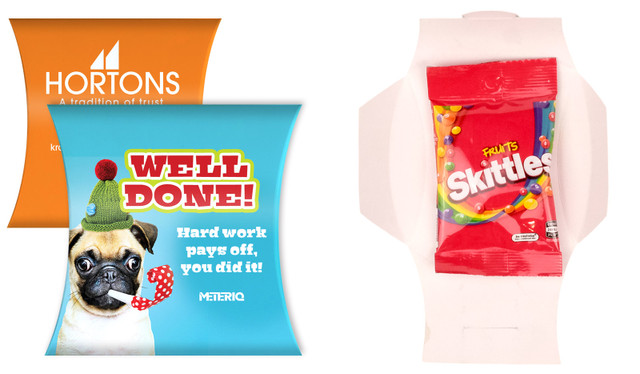 Branded Pillow Box With Skittles™- Gluten-Free