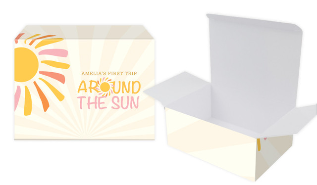 First Trip Around The Sun 1st Birthday Tuck Box