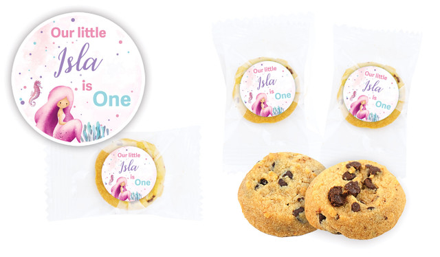Oneder The Sea Personalised 1st Birthday Bite-Size Cookie 5g
