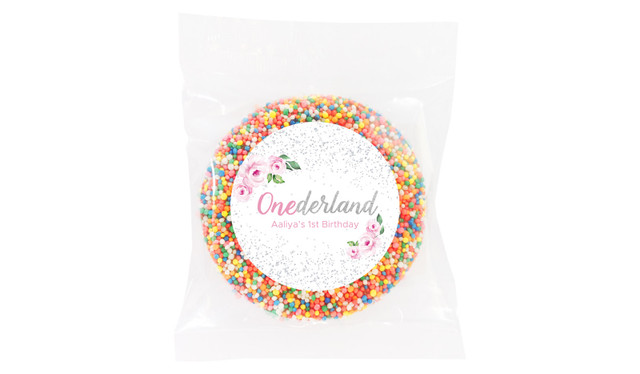 Onederful Personalised 1st Birthday Giant Chocolate Freckle