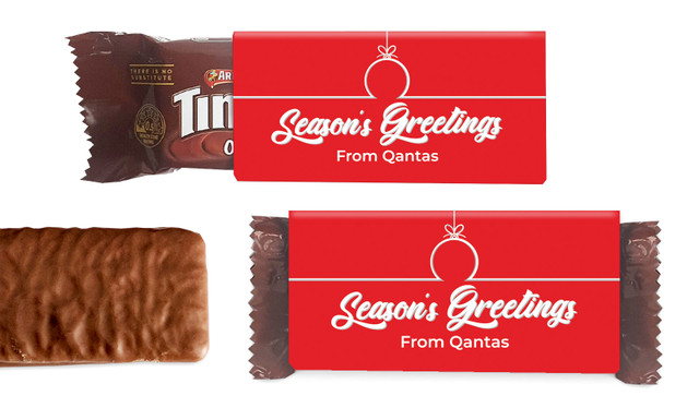 Bauble Outline Christmas Individual TimTam TM (Box Of 150)