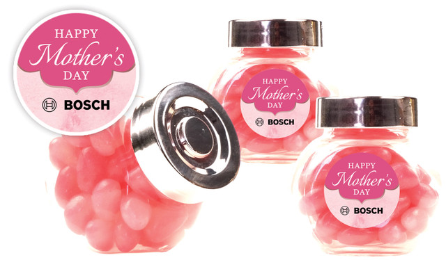 Rose Gold And Pink Mothers Day Personalised Mini Candy Jar