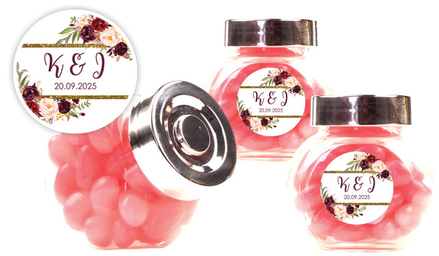 Masala Corners Wedding Personalised Mini Candy Jar