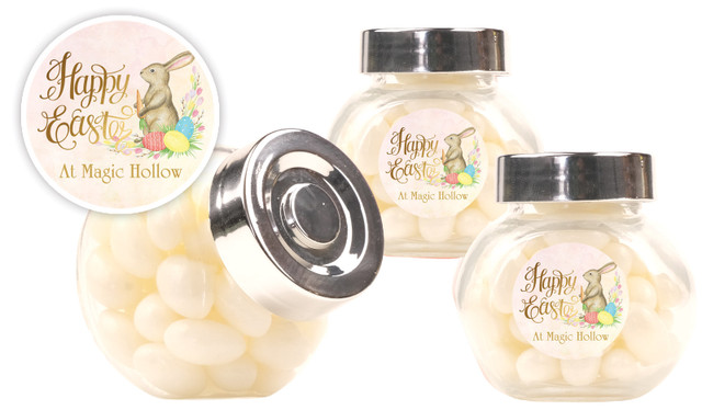 Beautiful Bunny Easter Custom Mini Candy Jar