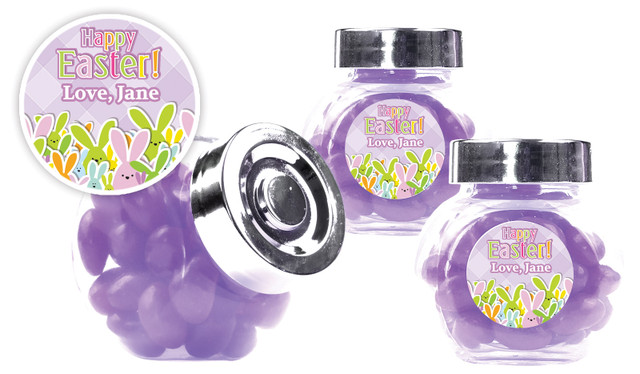 Fluffle Of Bunnies Easter Custom Mini Candy Jar