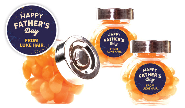 Night Sky Fathers Day Personalised Mini Candy Jar