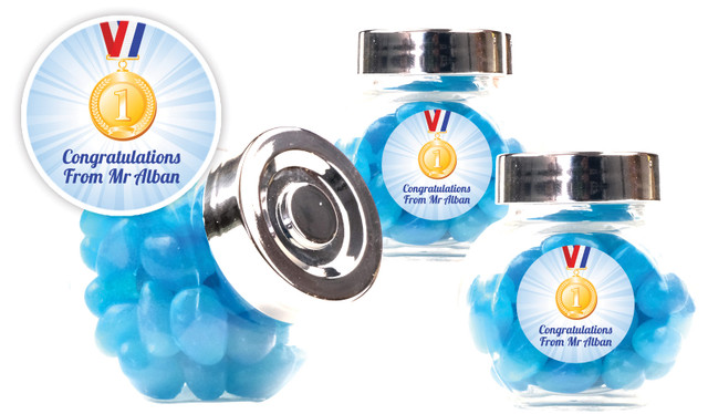 Medal 1st Place School Custom Mini Candy Jar
