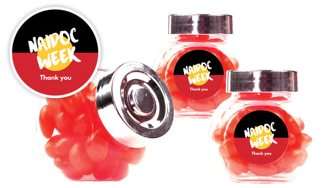 Flowing Indigenous Aboriginal NAIDOC Custom Mini Candy Jar