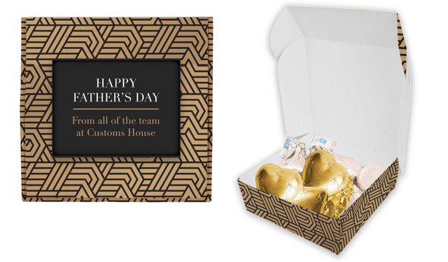 Deco Fathers Day Personalised Hugs And Kisses Box