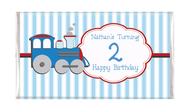 Toy Train Personalised Chocolate Bar