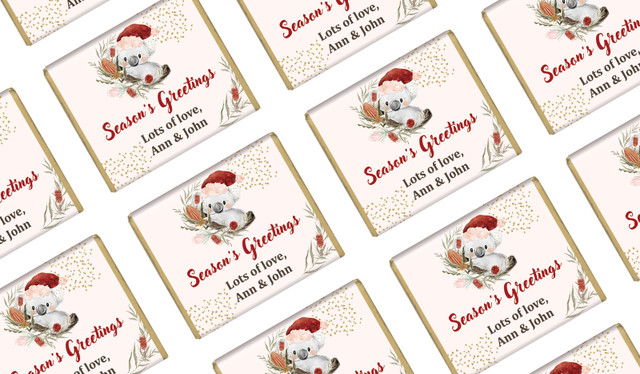 Koala Christmas Mini Chocolates