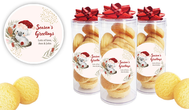 Koala Personalised Shortbread Cookie Jar