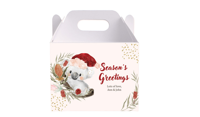 Koala Personalised Gable Favour Box