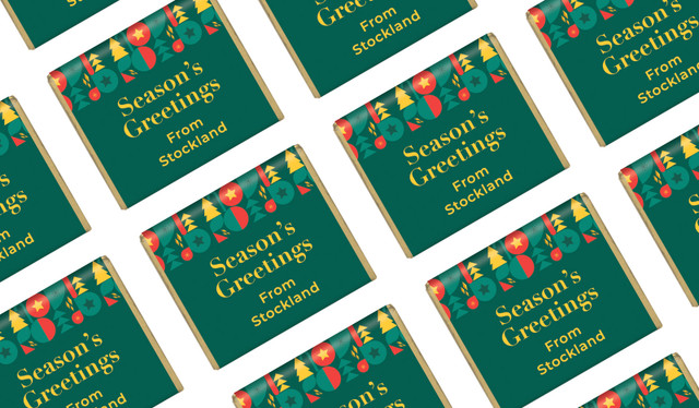 Bright And Merry Christmas Mini Chocolates