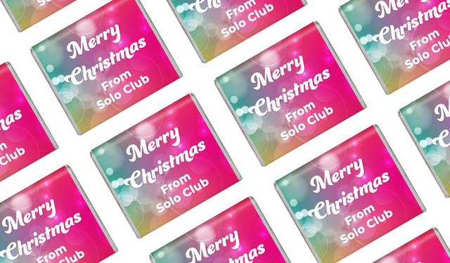 Gleaming Christmas Mini Chocolates