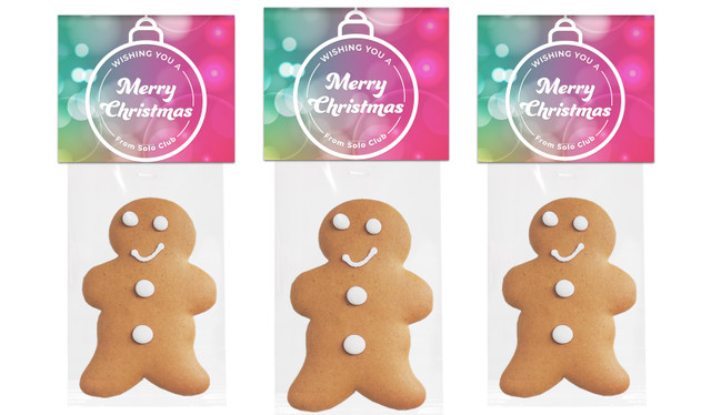 Gleaming Christmas Gingerbread Man With Custom Topper