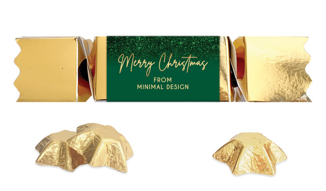 Glitter Christmas Personalised Bon Bon