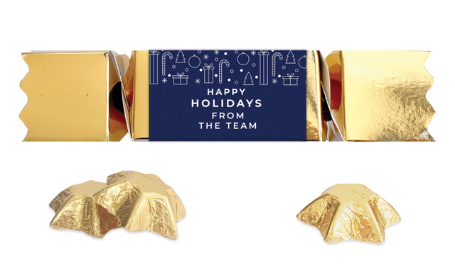 Seasonal Shapes Christmas Personalised Bon Bon