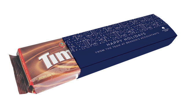 Seasonal Shapes Christmas Customised Packet Of TimTams TM