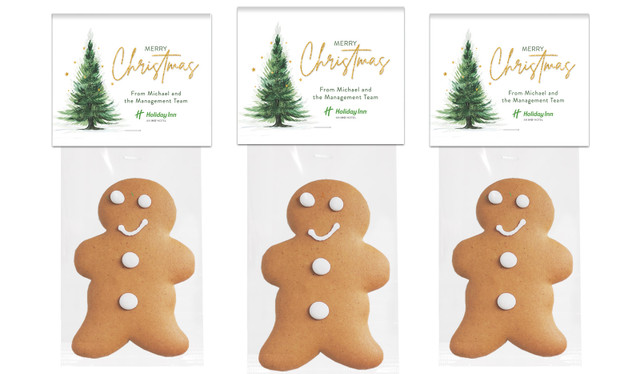 Simple Spruce Christmas Gingerbread Man With Custom Topper