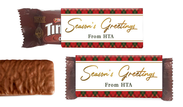 Tartan Christmas Individual TimTam TM (Box Of 150)