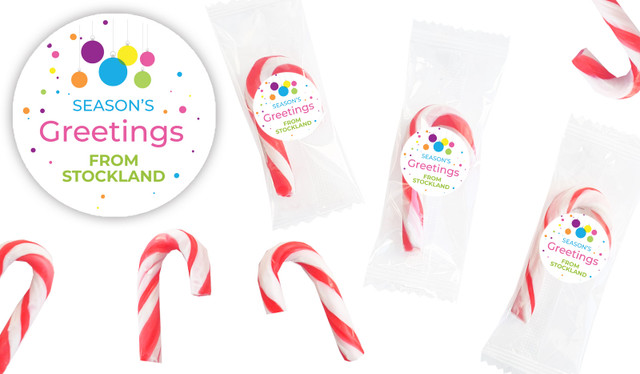 Vivid Baubles Personalised Mini Candy Canes