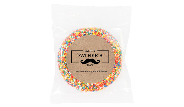 Kraft Moustache Father's Day Personalised Giant Freckle
