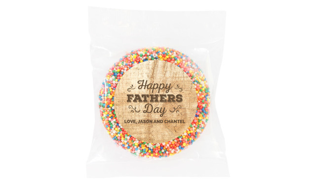 Timber Message Father's Day Personalised Giant Freckle